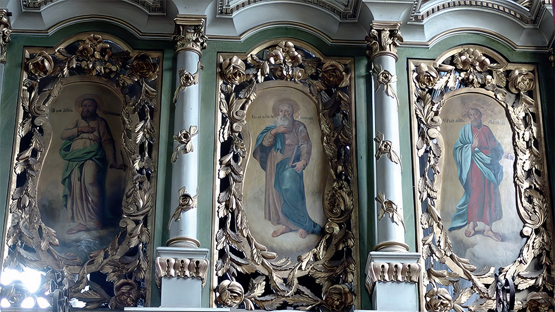 The iconostasis of the Serbian Orthodox Church of St. Nicholas in Novi Bečej