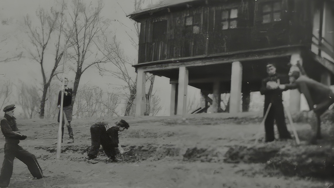 Enthusiasm Despite Prohibition: Renovating the Sports Club House of PSK Tisa in 1941