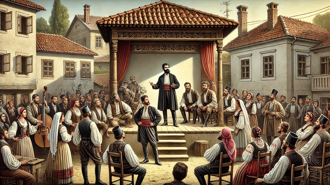 Jovan Knežević Caca: Osnivač prvog srpskog profesionalnog pozorišta