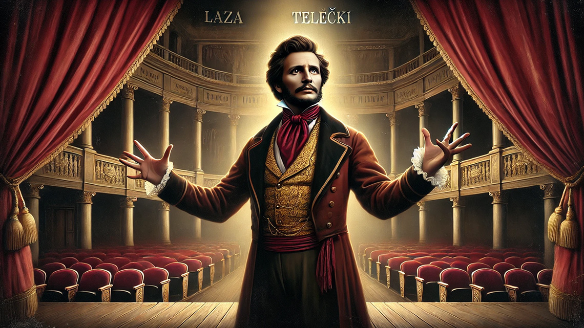 Laza Telečki – Prva glumačka zvezda srpskog teatra