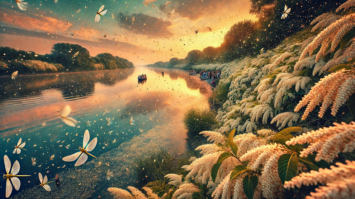 Tisza Mayfly and the Blooming of the Tisza