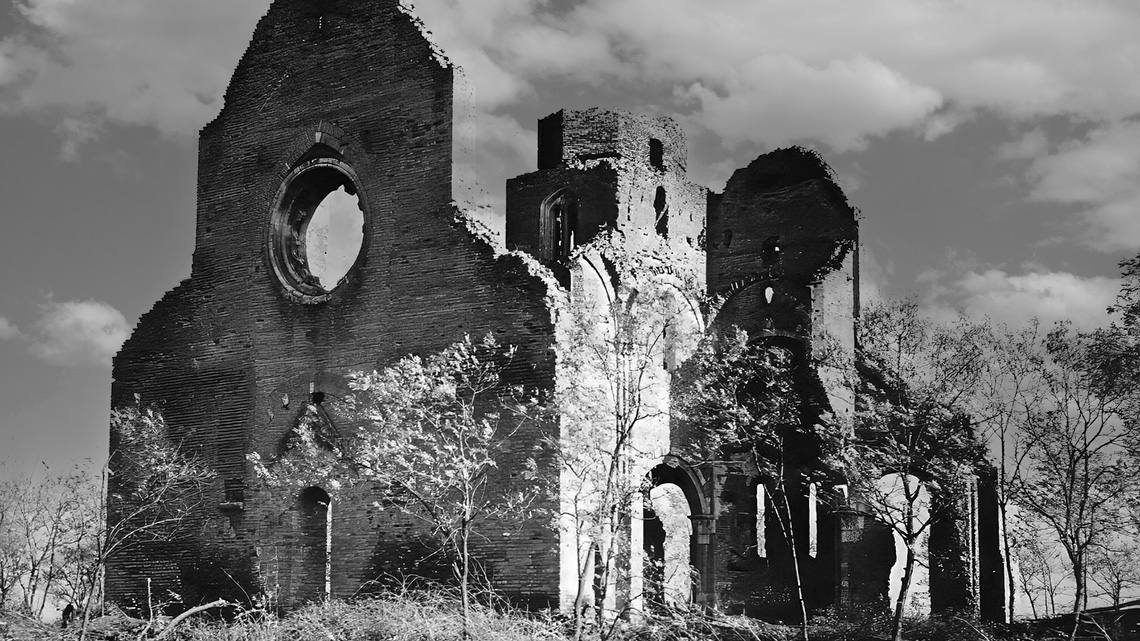 Arača Church and a settlement near Novi Bečej