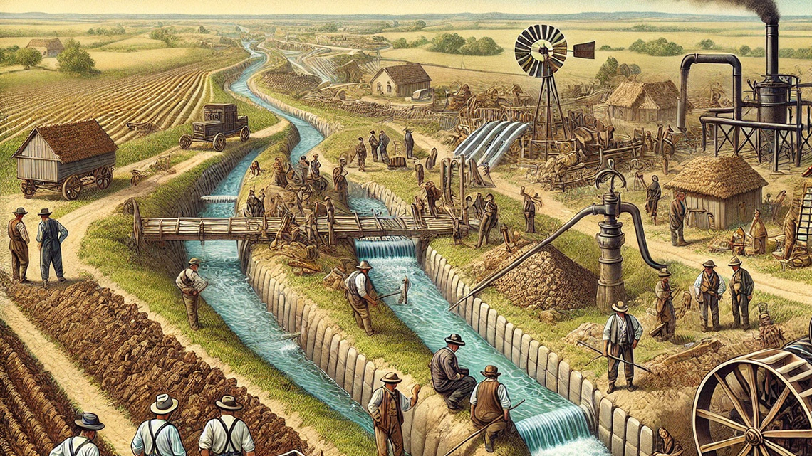 History and Development of Water Cooperatives in the Novi Bečej Area (1845–1945)