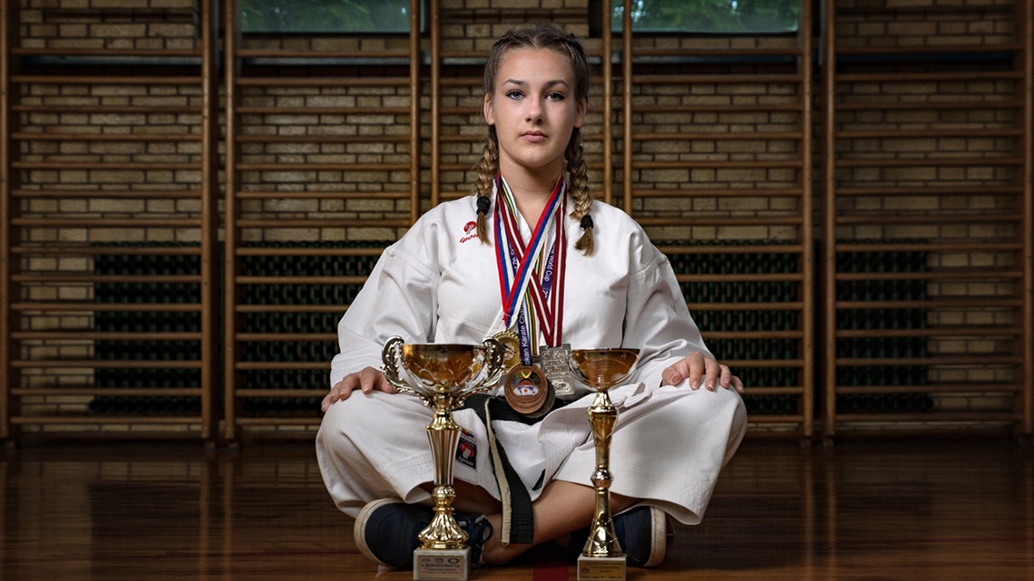 Kasija Milošević – Young and Talented Karate Champion from Novi Bečej