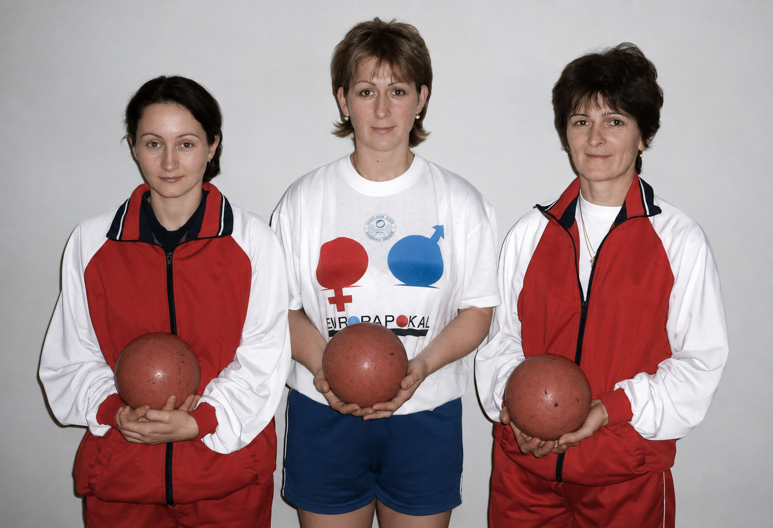 The attacking trio: Ivana Eremić, Monika Kiš and Đenđi Kirti